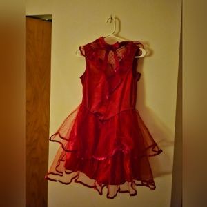 Dolls Kill Red Beetlejuice Dress